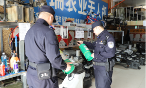 节前“拉网式”体检  拧紧“九小场所”安全阀